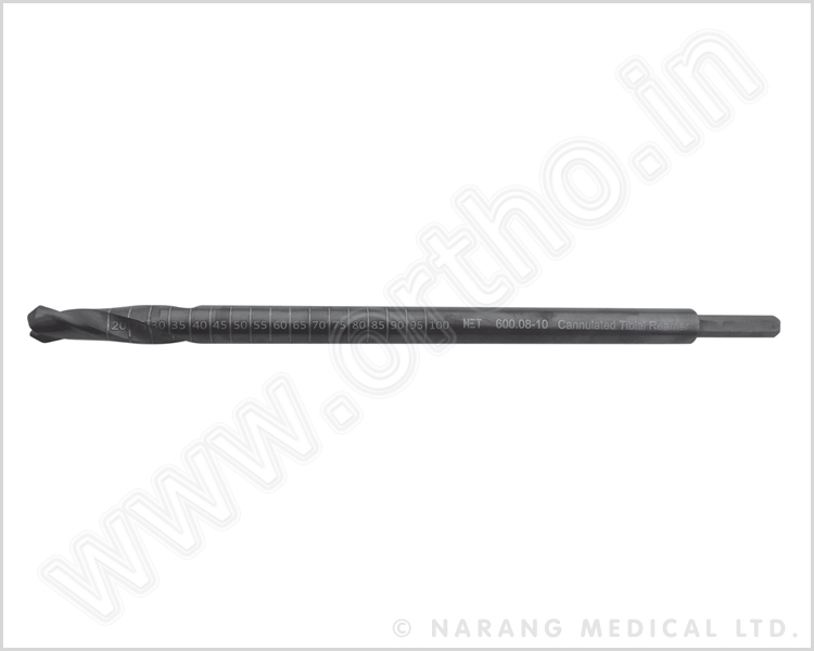 600.08-10 - Cannulated Tibial Reamer, Dia.10.0mm