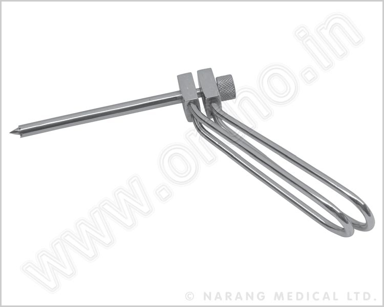 210.036 - Triple Trocar Set with Handle, SS