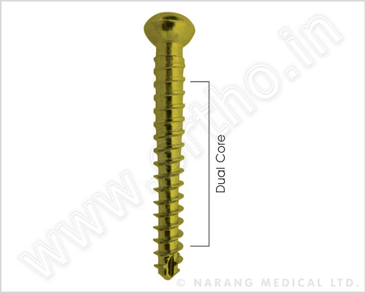 4.8mm Cancellous Locking Screw (Dual Core) for Perfect Tibial Nails