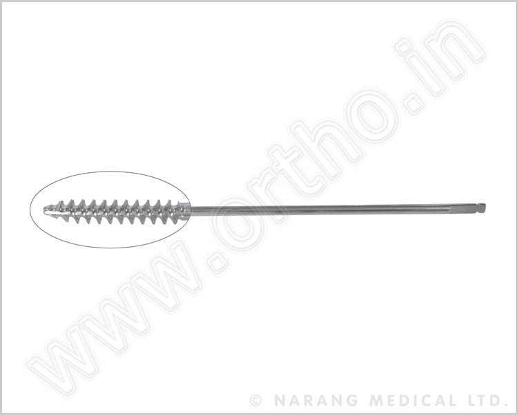 264.040 - Bone Tap with Quick Coupling for 4.5mm Cortex Screws, L:130mm