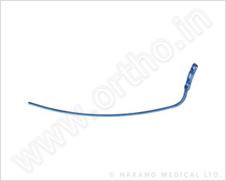 Occipital Cervical Plate with Rod Length: 200mm - Titanium