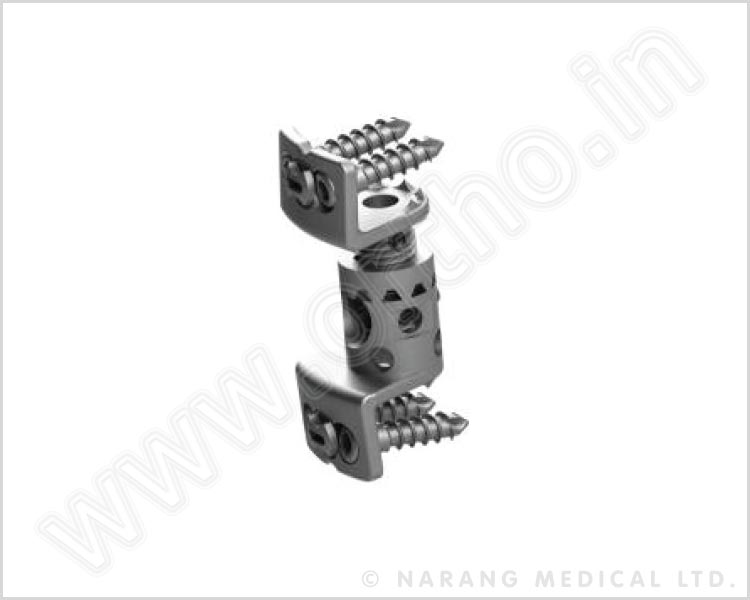 Cervical Cage With Plate - Titanium