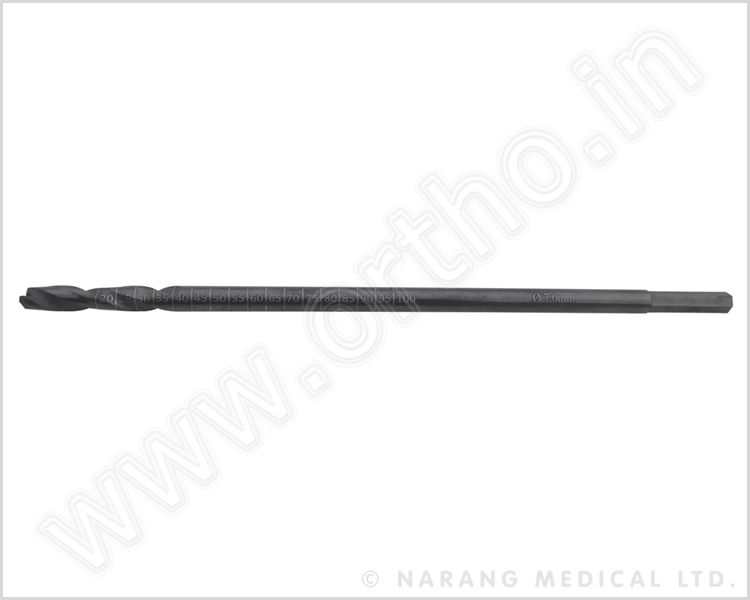 600.08-7 - Cannulated Tibial Reamer, Dia.7.0mm