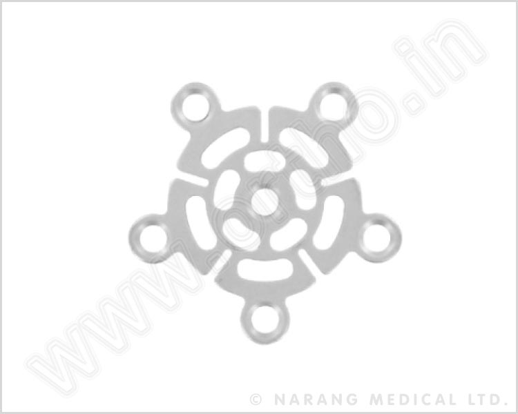 Burr Hole Cover Plate Titanium, Burr Hole Cover Plate Titanium