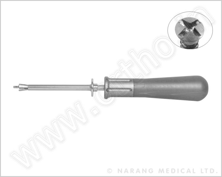 Screw Driver with Holding Sleeves (for 1.5/2.0mm & 2.5/2.7mm Ø Screws)