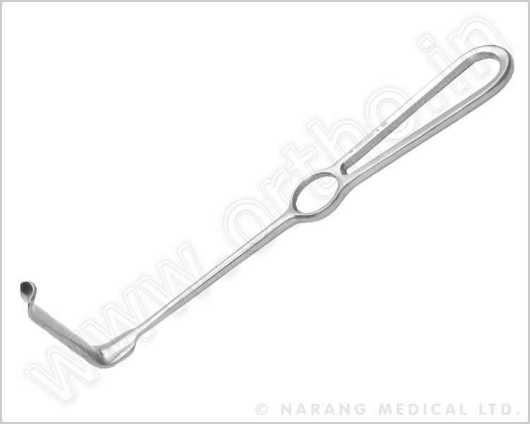 Soft Tissue Retractor Concave Blade - Curved Down