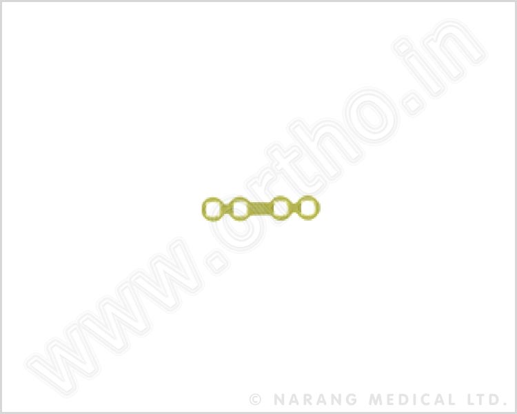 2.0mm Straight Plate with Bar 9mm