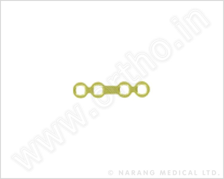2.0mm Straight Plate with Bar 9mm