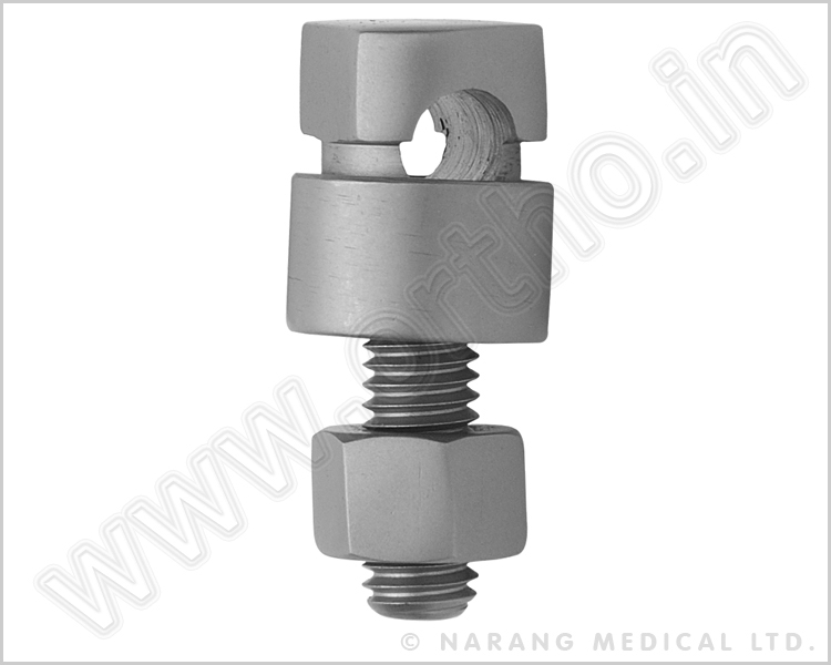 Single Pin Fixation Bolt With Washer - Deluxe, SS