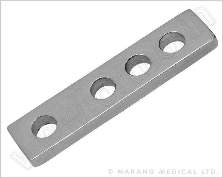 Connection Plate, 3 Holes, SS