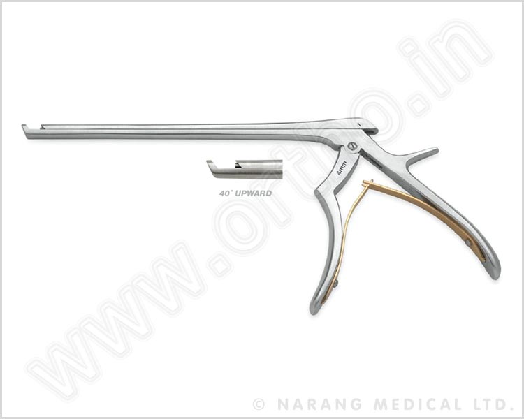 Kerrison Laminectomy Punch With Bone Ejector 40°