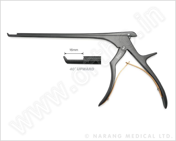 Wide Opening Kerrison Laminectomy Punch 40°