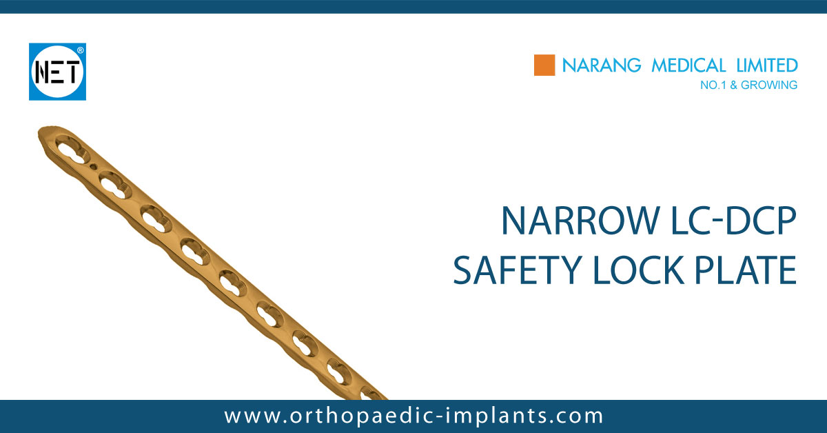 Narrow LCDCP Safety Lock Plate 4.5/5.0, Narrow LCDCP Safety Lock