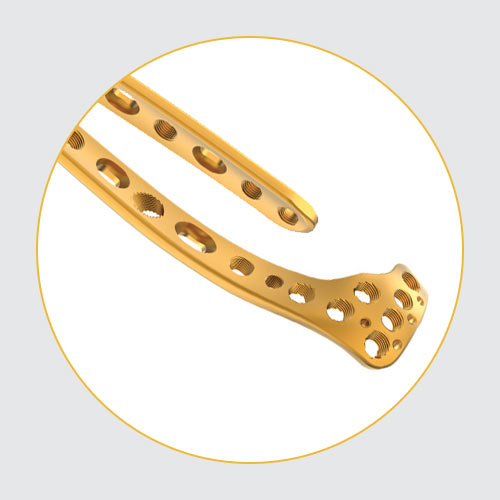 Proximal Lateral Tibial Safety Lock Plate (Raft) 3.5