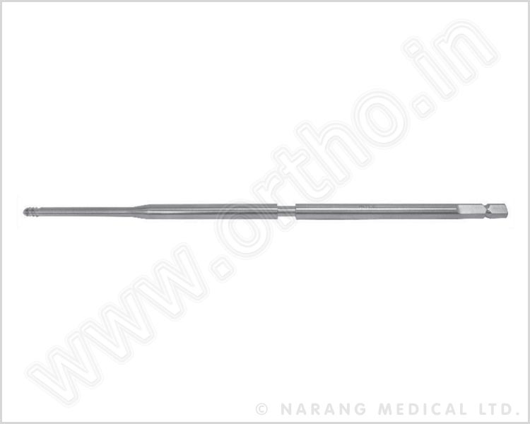 Q.041.121 - Threaded Lateral Stabilizing Rod With Quick Coupling end Ø9.5mm