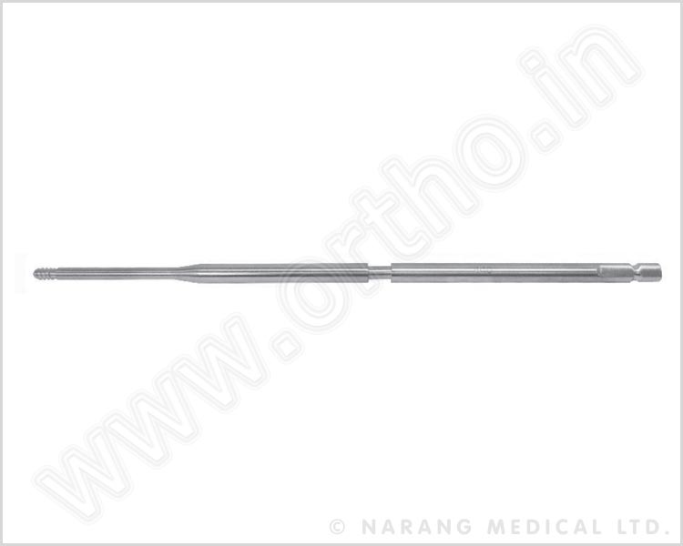 Q.041.127 - Threaded Lateral Stabilizing Rod With Quick Coupling end Ø10mm