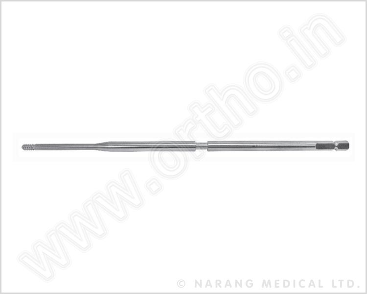 Q.041.133 - Threaded Lateral Stabilizing Rod With Quick Coupling end Ø11mm
