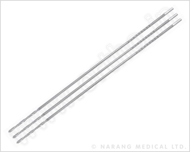 Q.041.295 - Drill Bit Plain Shank/Jacob Chuck End Ø4.0mm x Length 320mm