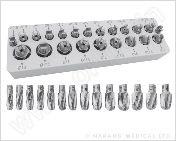 Q.507L-7.5 - Medullary Reamer (Reamer Head), Size 7.5mm, SS