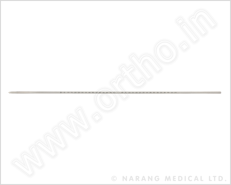 Q.088.043 - Guide Wire with Threaded Tip Ø3.2x300mm