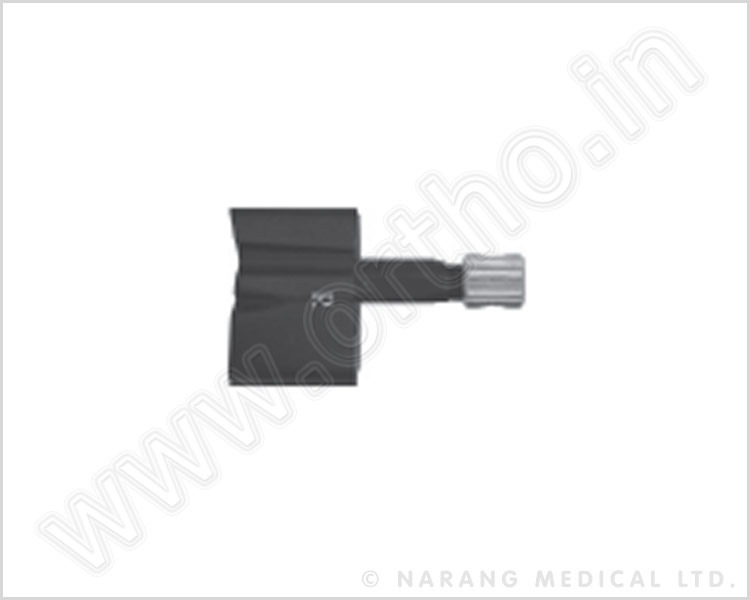 Guiding Block For Safety Lock Osteotomy Lateral Distal Femur Plate, Right