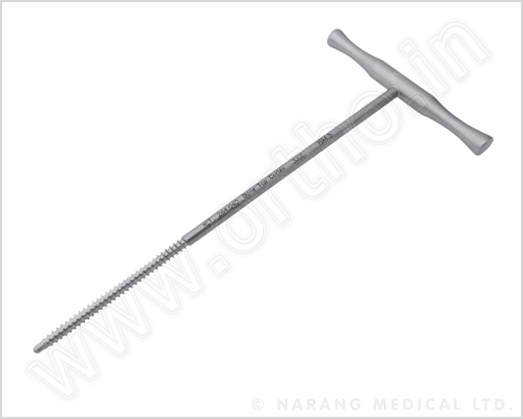 T-handle Bone Tap for 4.5mm Cortex Screws, L:130mm