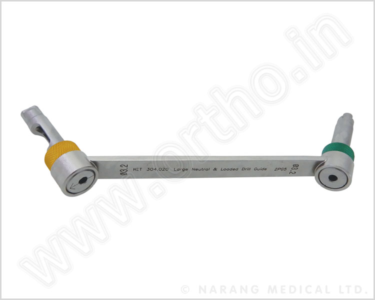 Large Neutral & Loaded Drill Guide