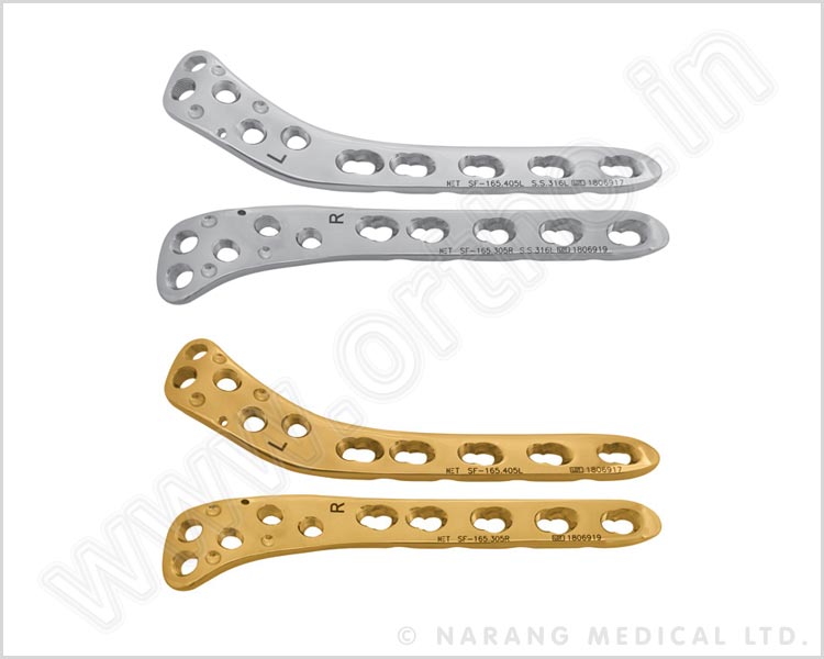 Proximal Lateral Tibial Safety Lock Plate LC Cuts 4.5/5.0
