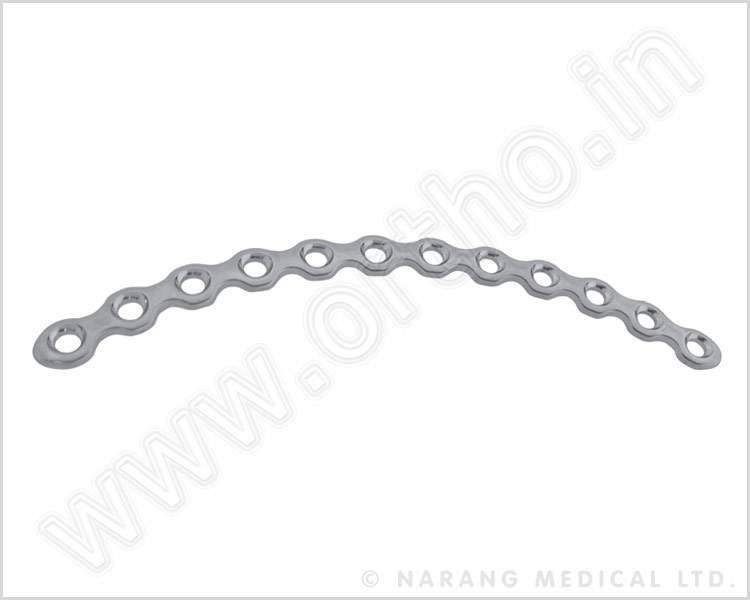 3.5mm Pelvic Reconstruction Plate Low Profile – Curved 88mm Radius