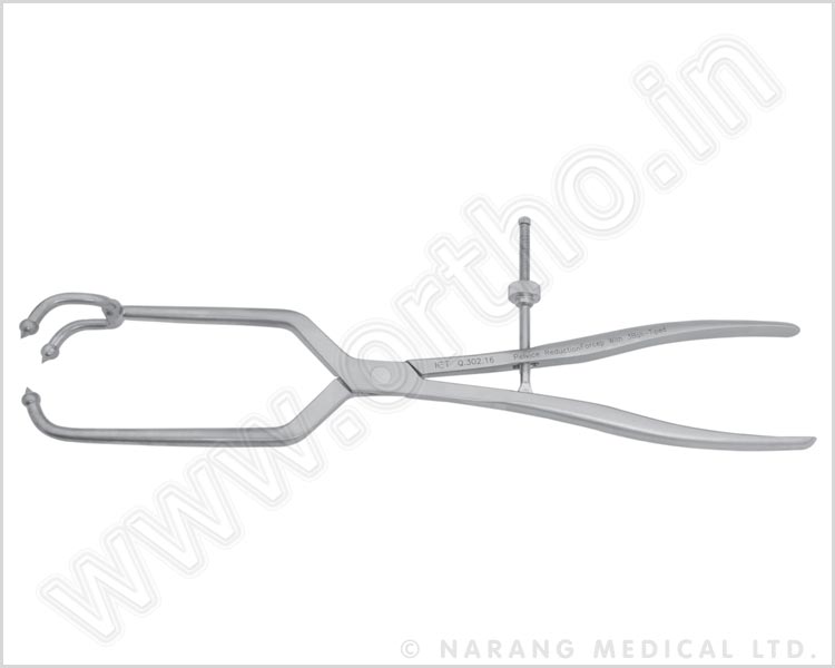 Q.302.16 - Pelvic Reduction Forcep with 3 Ball-Tiped