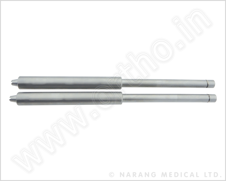 Q.840.013 - Cannulated Nail for Pelvic C-Clamp, short