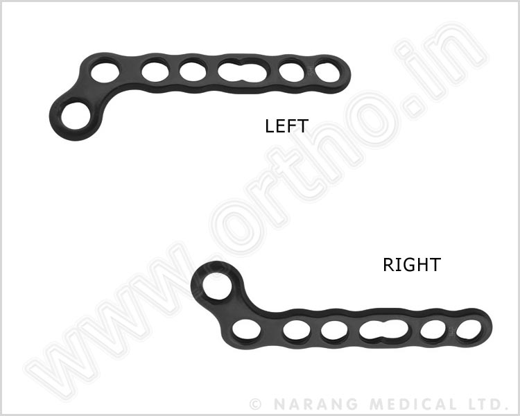 Proximal Metatarsus Anatomic Safety Lock Plate 3.5 Left & Right