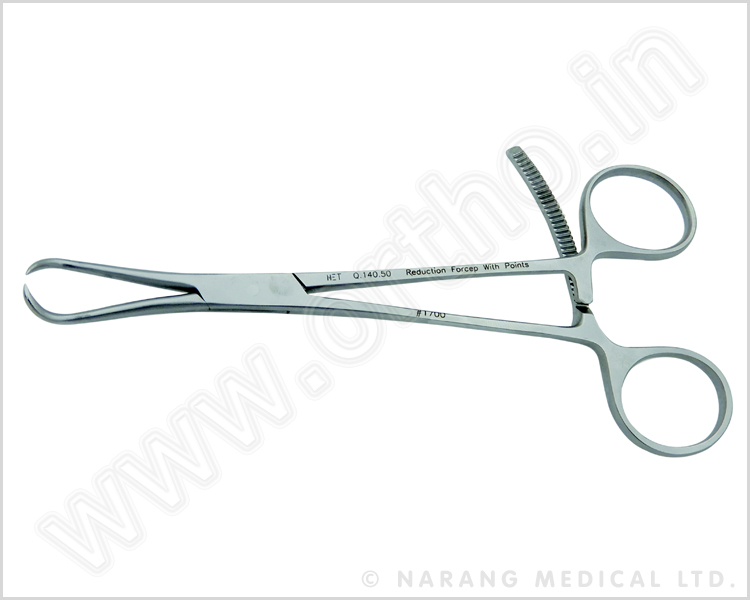 Reduction Forcep With Points, Small, 135mm