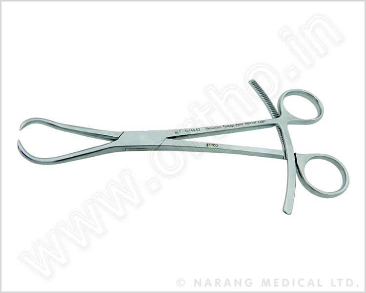 Reduction Forcep, Pointed Ratchet Lock, 180mm