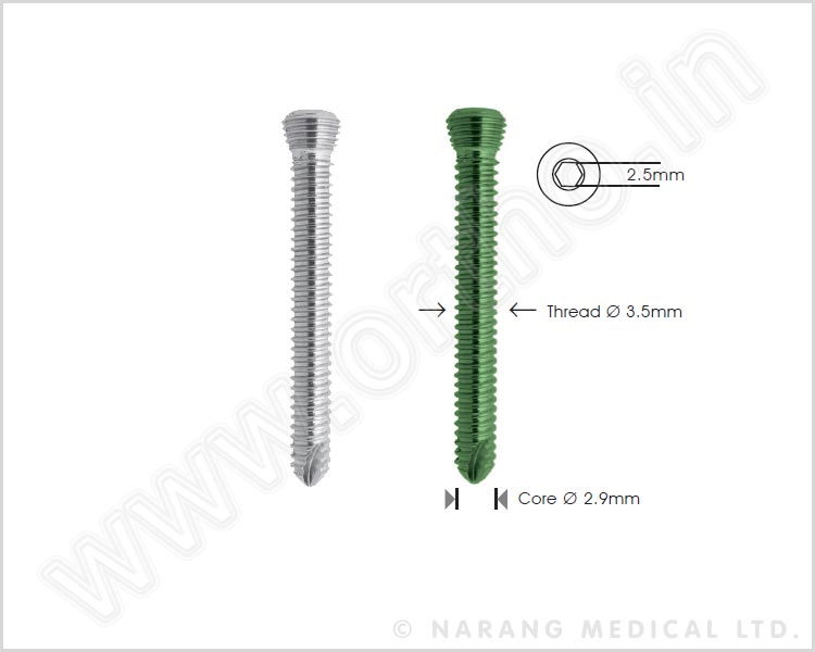 Safety Lock Screw Ø 3.5mm - Self Tapping