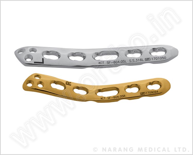 Medial Distal Humerus Safety Lock Plate 2.7/3.5