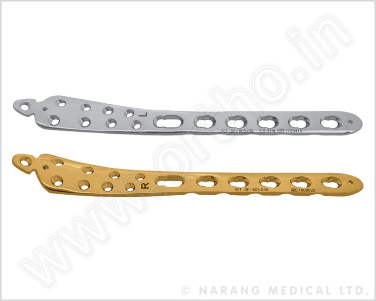 Distal Tibia Safety Lock Plate 3.5/5.0 With Tab