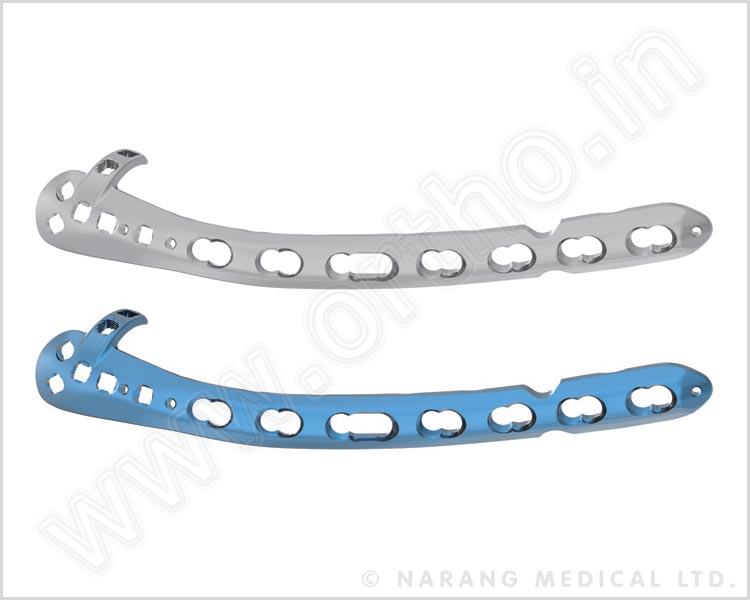 2.7/3.5mm Variable Angle Dorsolateral Distal Humerus Safety Lock Plate With Lateral Support