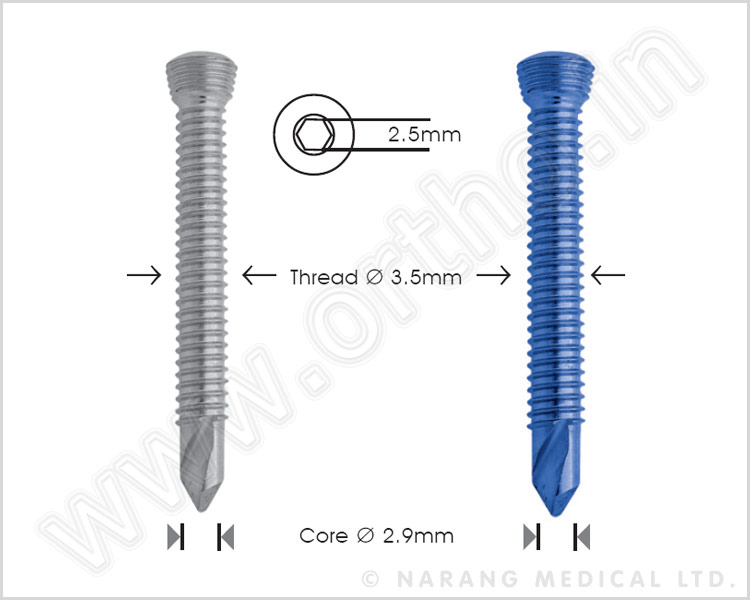 Safety Lock Screw Ø 3.5mm Self Tapping and Self Drilling