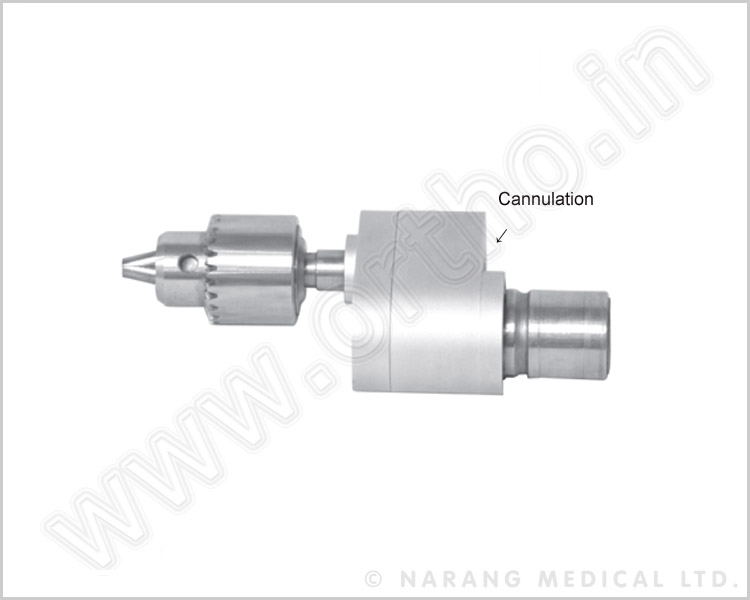 SPT2103 - Canulate Drill Attachment Quick chuck: Maximum for diameter of 8.00mm forward/reverse control. For Trauma Operation